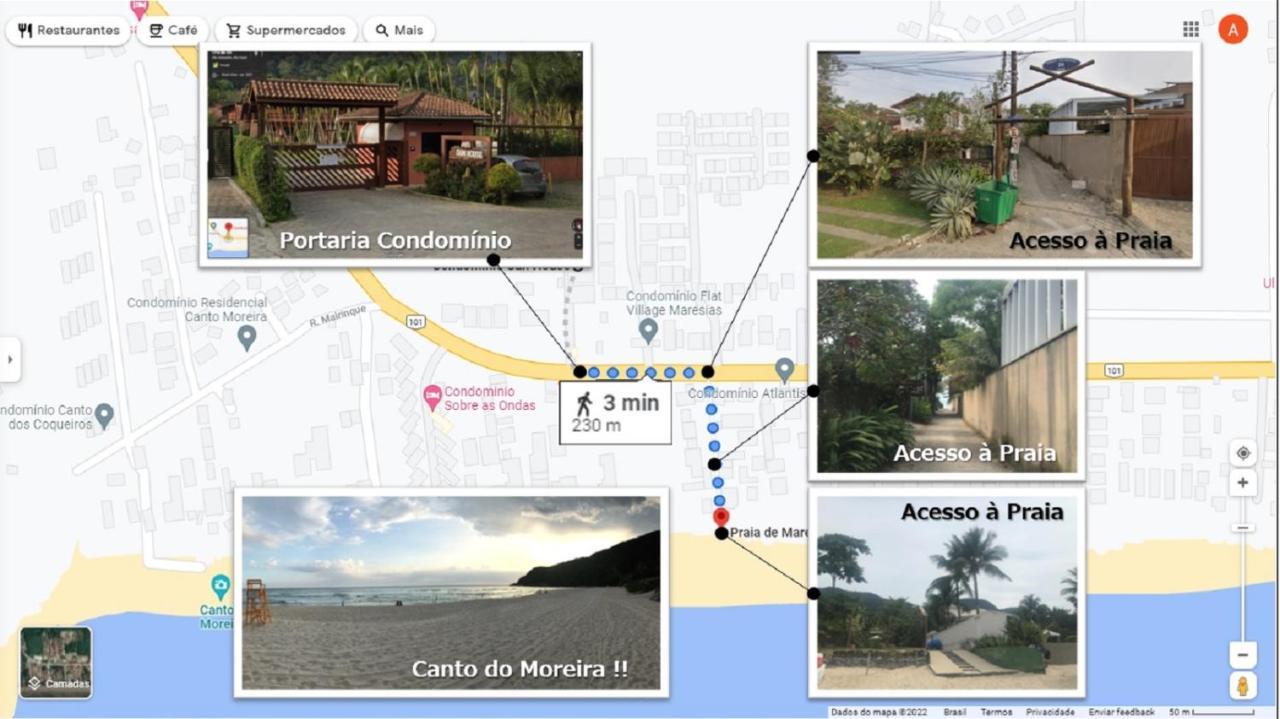 Sun Flat Maresias !! 2 Quartos Piscina Churrasqueira Wifi Estacionamento 230M Da Praia Сао Себастиао Екстериор снимка